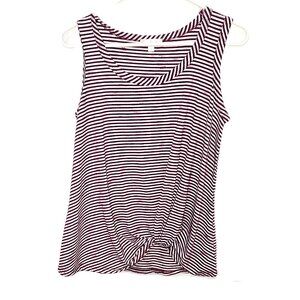 Nine Britton Striped Tank Top Size Large